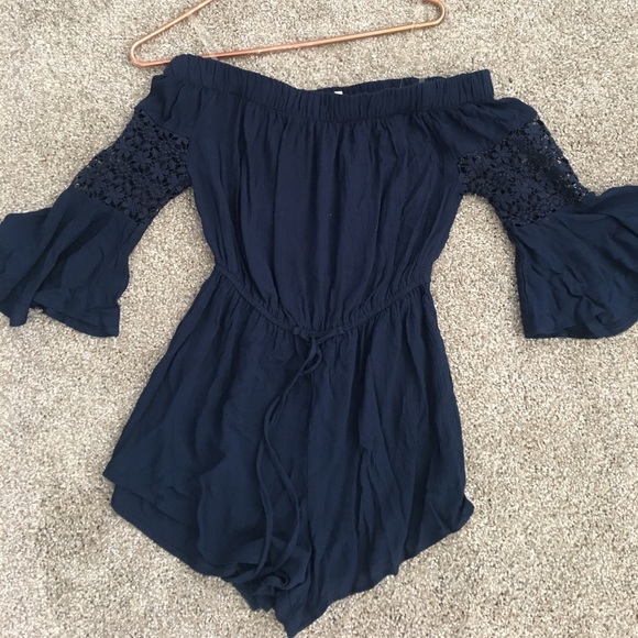 Blush Other - Navy Romper.. hardly worn!!